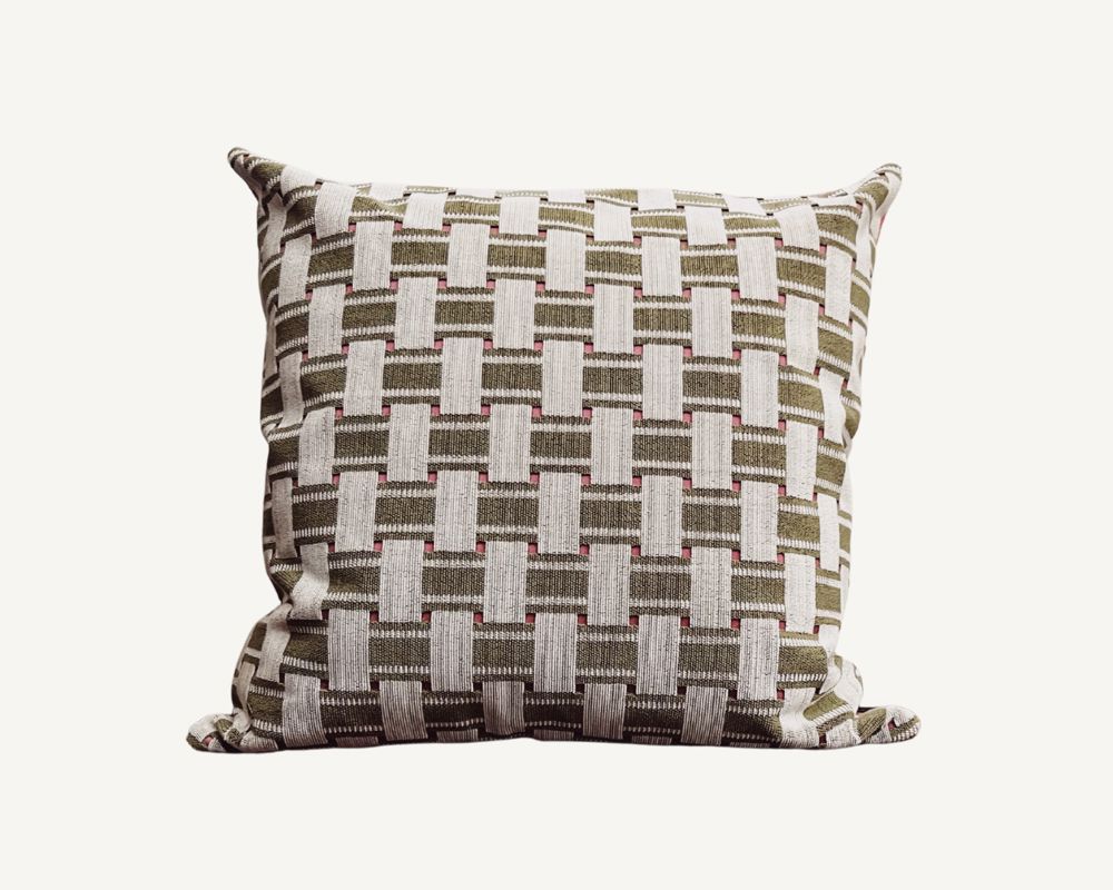 Hvid/ grøn/ lyserød tern